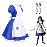 Game Alice Madness Returns Cosplay Costume Halloween Maid