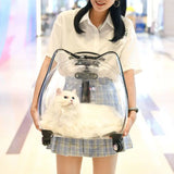 Cute Handbags Wheels Cats Carriers Animal Kitten Carrier