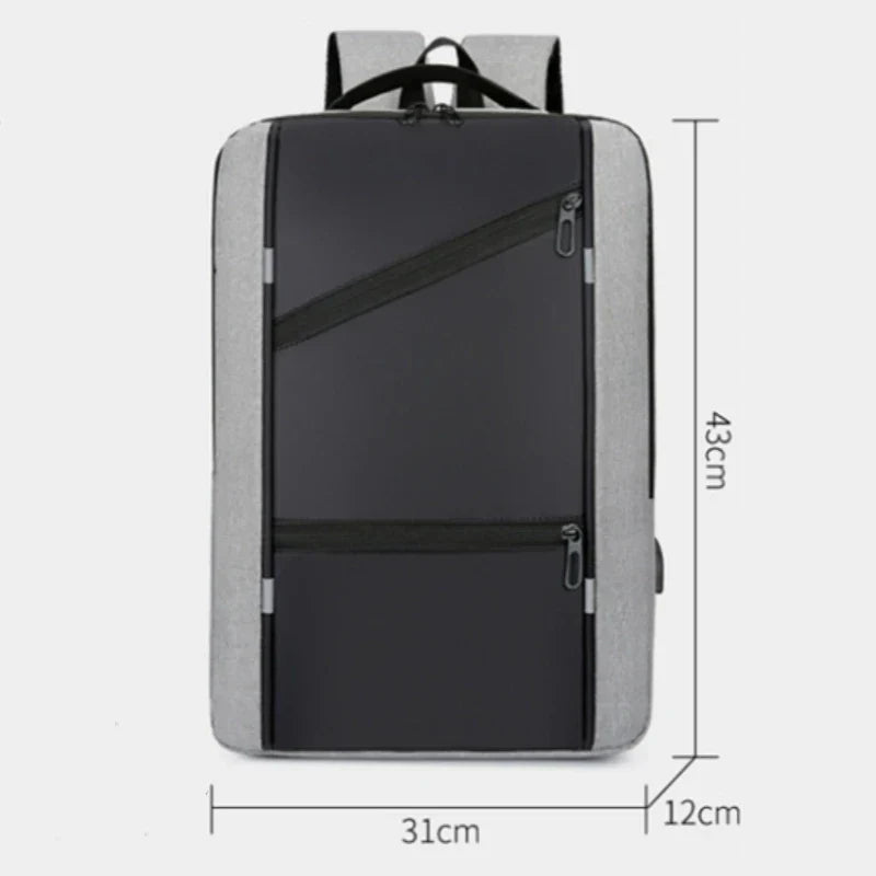 Back Light Anti theft Travel Backpack Male Backpack