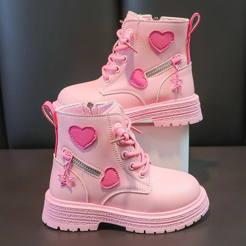 Girls Boots Kids Fashion Rubber Boots Cool Girl