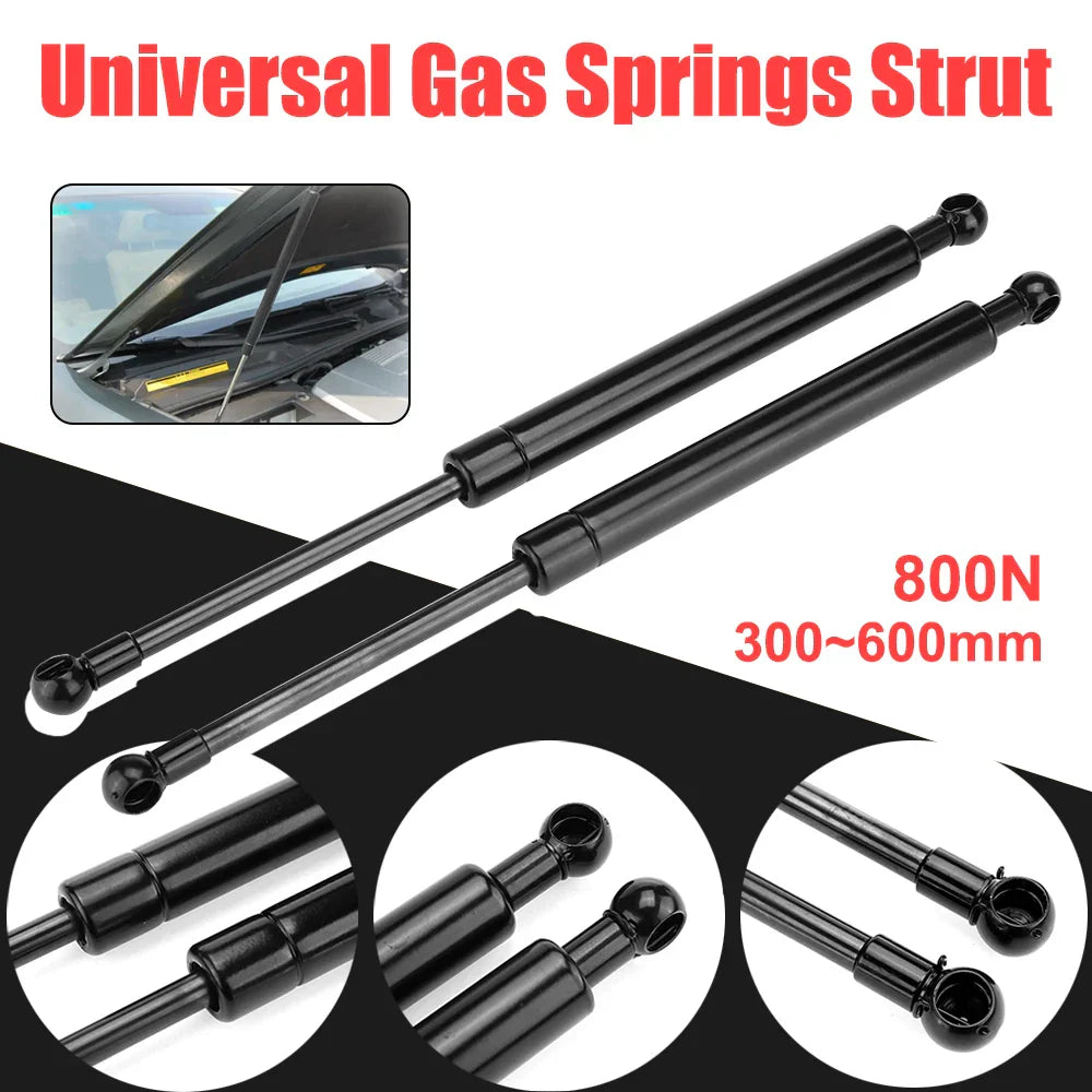 2Pcs 800N Gas Strut Support Bars 300-600mm