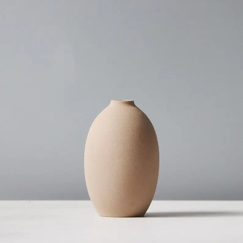 Matte Ceramic Vase | Morandi Modern Vase |