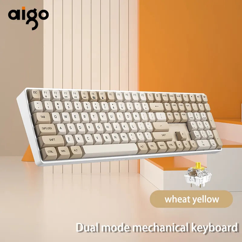 Aigo A108 Gaming Mechanical Keyboard 2.4G Wireless USB