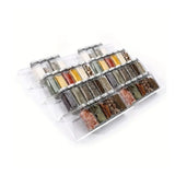 Acrylic 4 Tier Spice Drawer Organizer Rack Seasoning