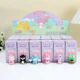 24Pcs Sanrio Keychain Kawaii Kitty Cinnamoroll Kuromi Anime