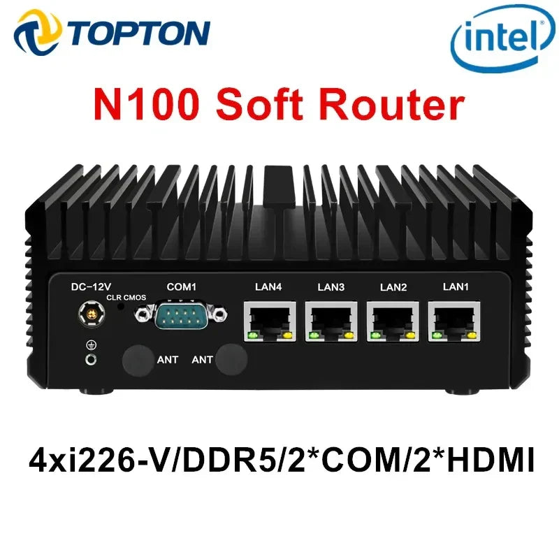 12th Gen Firewall PC Soft Router Intel N100