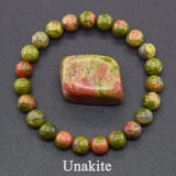 Real Natural Labradorite Stone Bead Bracelet Men Women