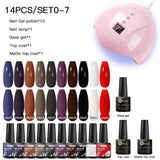 Mtssii 13/16Pcs Gel Nail Polish Set With 36W