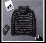 2024 new upscale men's white duck down jacket