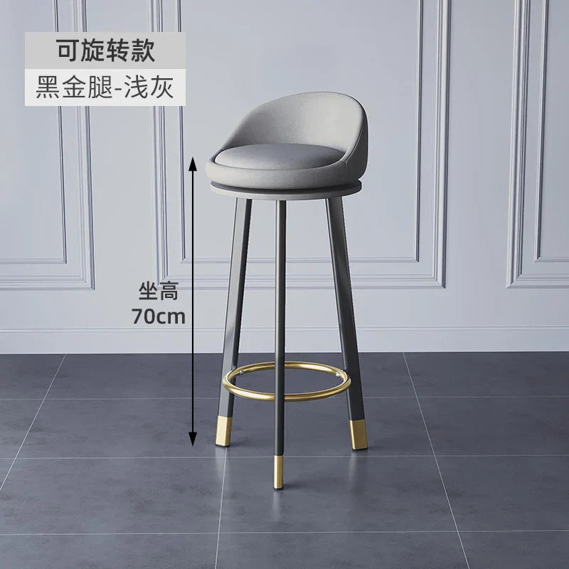Home High Kitchen Stools Nordic Luxury Ergonomic Simple