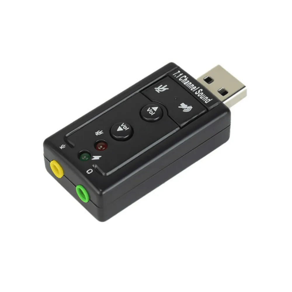 Mini USB 2.0 3D Virtual 12Mbps External 7.1