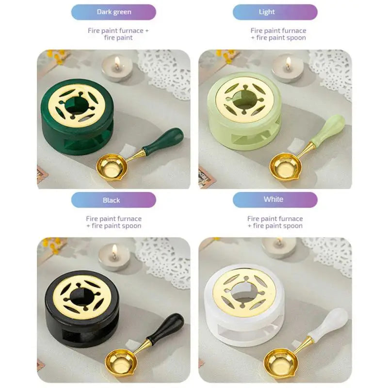 Wood Stove Seal Spoon Decoration Gift DIY Craft
