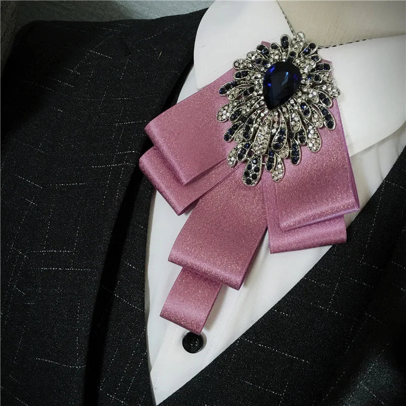 Men's Bow Tie Corsage Pocket Towel Sets British