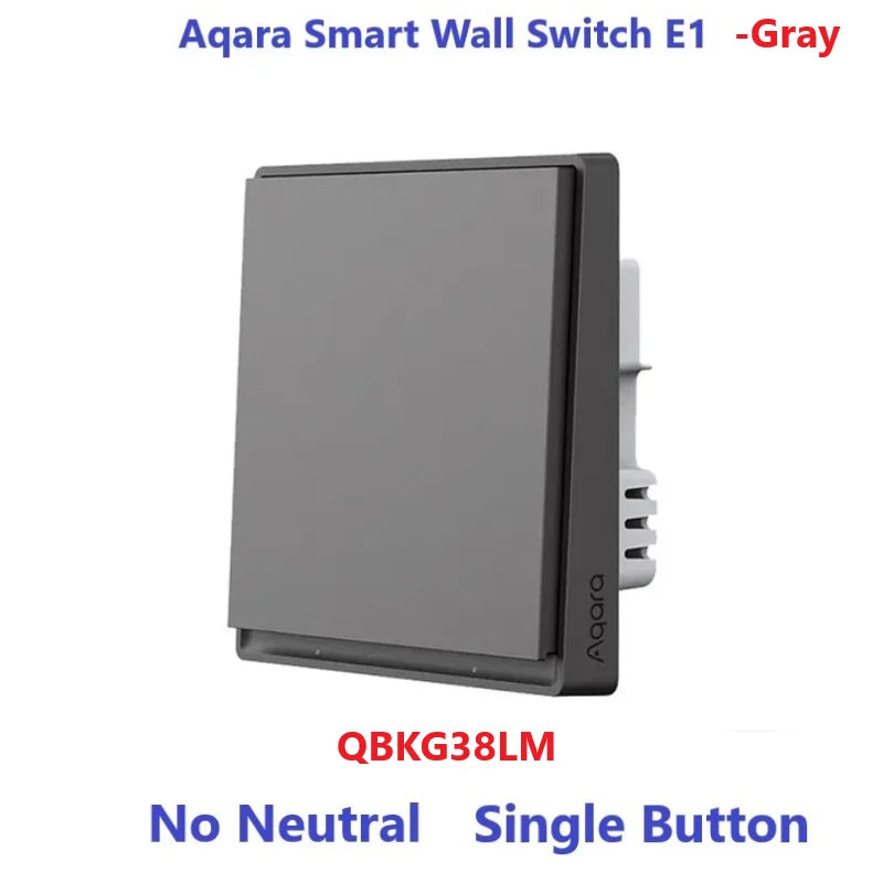 Aqara E1 Wall Switch With Neutral NO Neutral