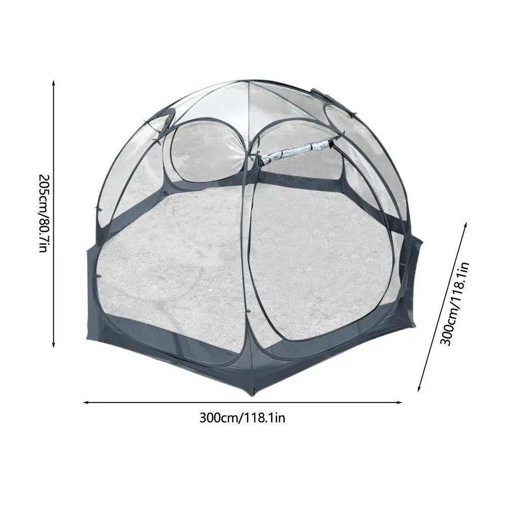 Portable Camping Transparent Tent 5-10 Person Starry Bubble