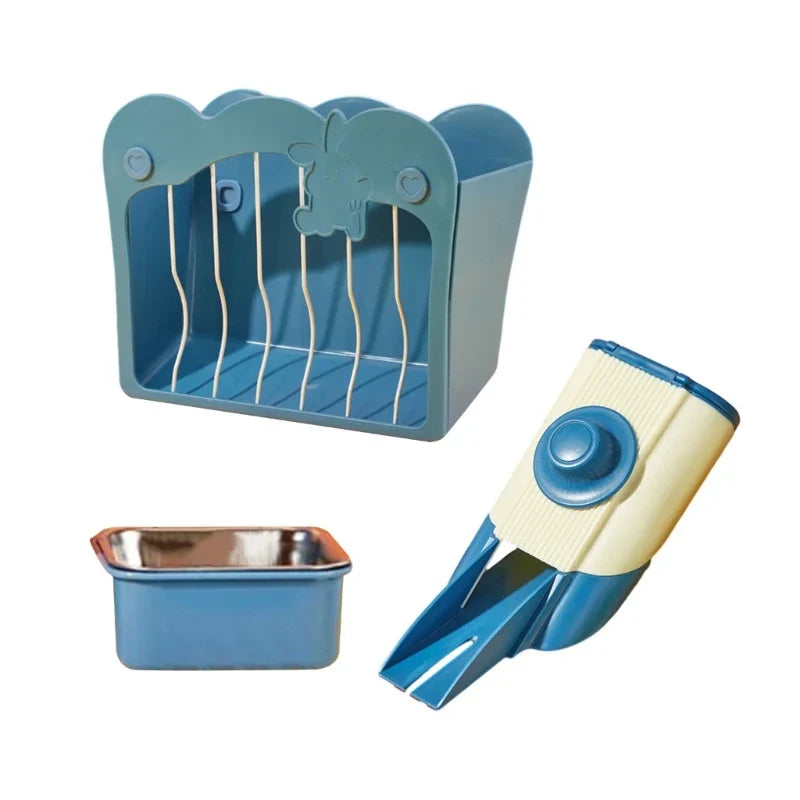 Grass Feeding Set for Rabbit Pet Cage Hanging