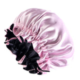 New Women Reversible Satin Bonnet Hair Caps Double