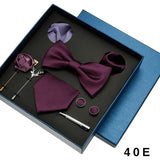 8pcs Luxury Mens Ties Set In Gift Box