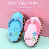 Dog Plush Sound Cotton String Slippers Pet Relieving