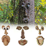 Funny Old Man Tree Face Hugger Garden Art