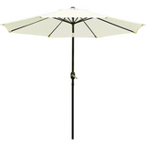 9' Patio Umbrella Outdoor Table Umbrella with 8