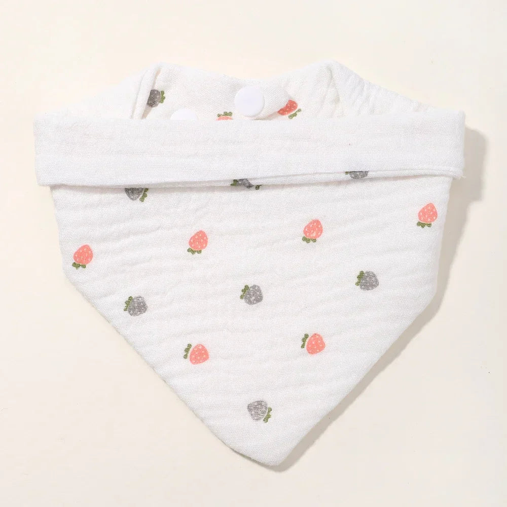 1/3Pcs Baby Headband Saliva Towel Set Floral Print