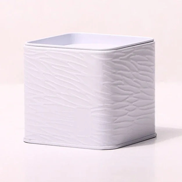 Mini Square Metal Pet Urn, Funerary Animal Ash