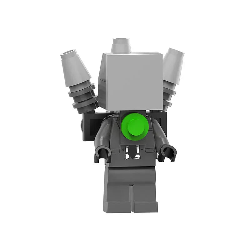 Skibidi Toilet Mini Building Block Anime Action Figure