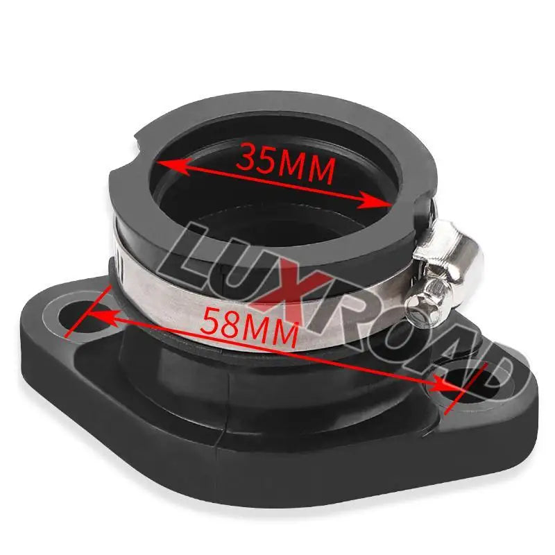 Motorcycle Universal Carburetor Intake Manifold Boot Adapter Fits