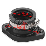 Motorcycle Universal Carburetor Intake Manifold Boot Adapter Fits