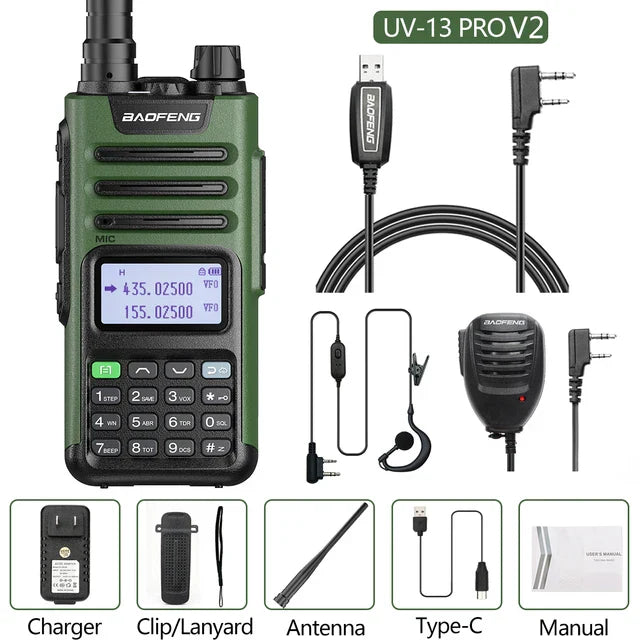 BaoFeng UV-13 PRO V2 V1 Walkie Talkie M-13