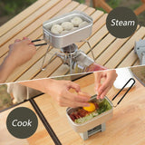 Outdoor Camping Tableware Aluminum Tourist Lunch Box Portable