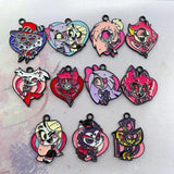 Random mixing10pcs Classic Cartoon Anime Earring Pendant DIY