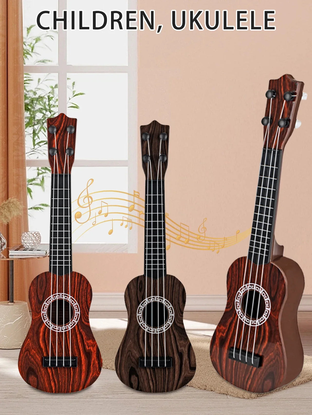 Toy Ukulele Classical Guitar Musical Instrument, Kids Play
