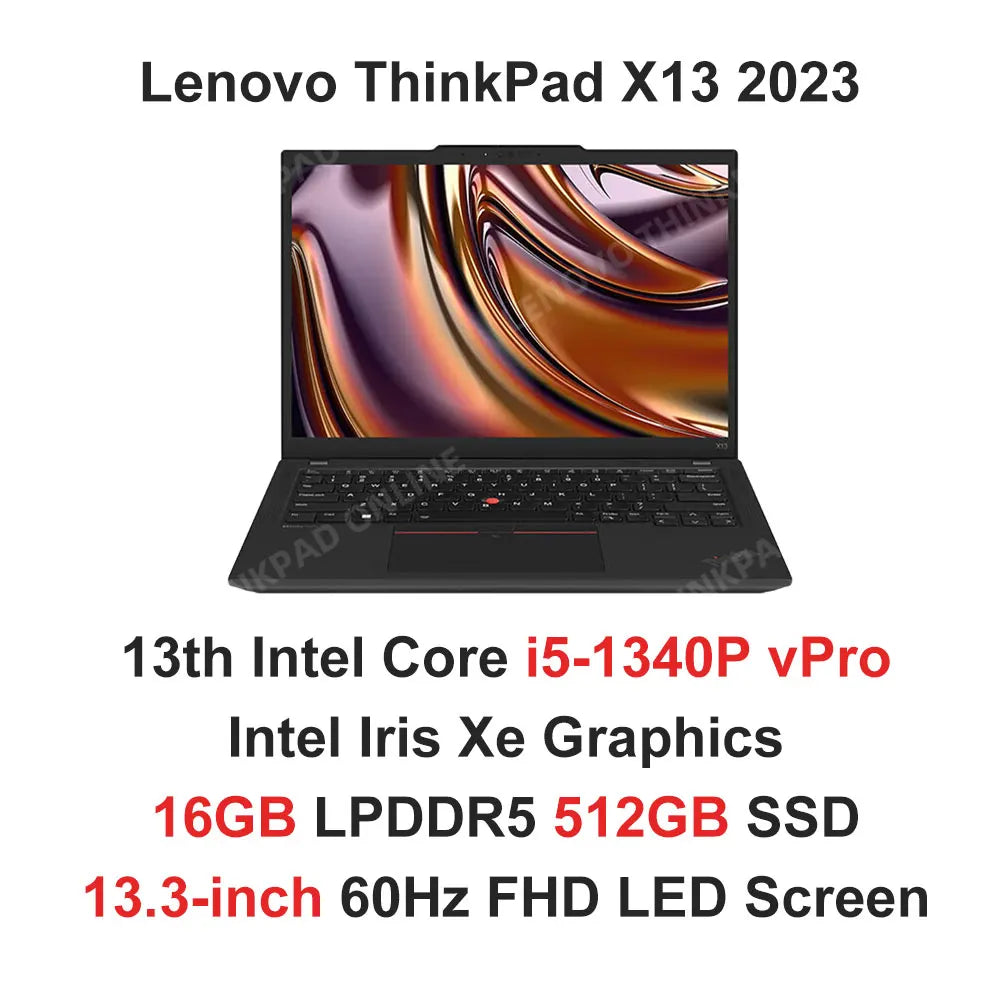 Lenovo ThinkPad X13 Laptop New Intel Core I71360P