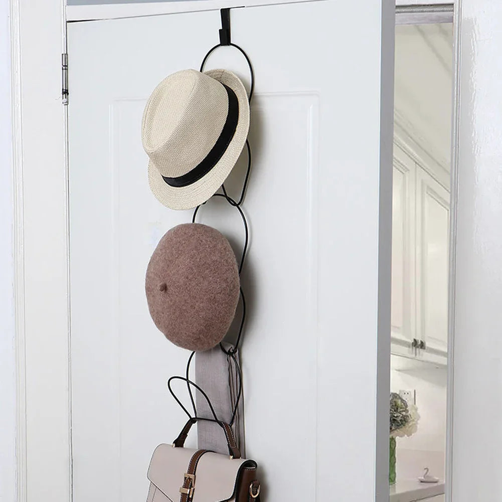 No-drilling Coat Hanging Stand Anti-bending Caps Storage Hanger