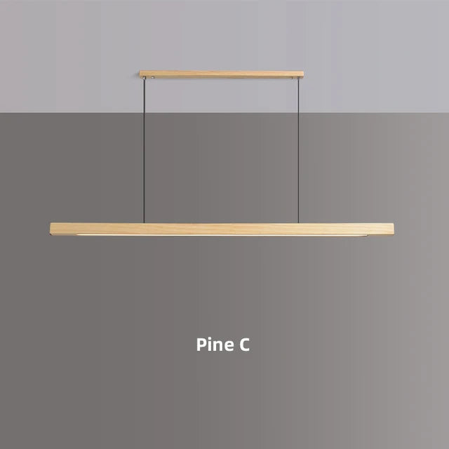 Nordic Wood Pendant Lights LED Modern Hanging Lamps
