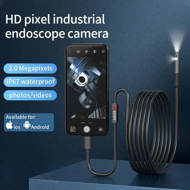 ANESOK 2MP Single/Dual Lens Endoscope Camera Android Mini