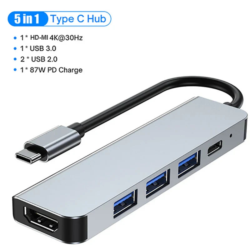 M.2 SSD HUB Dock Station USB HUB with