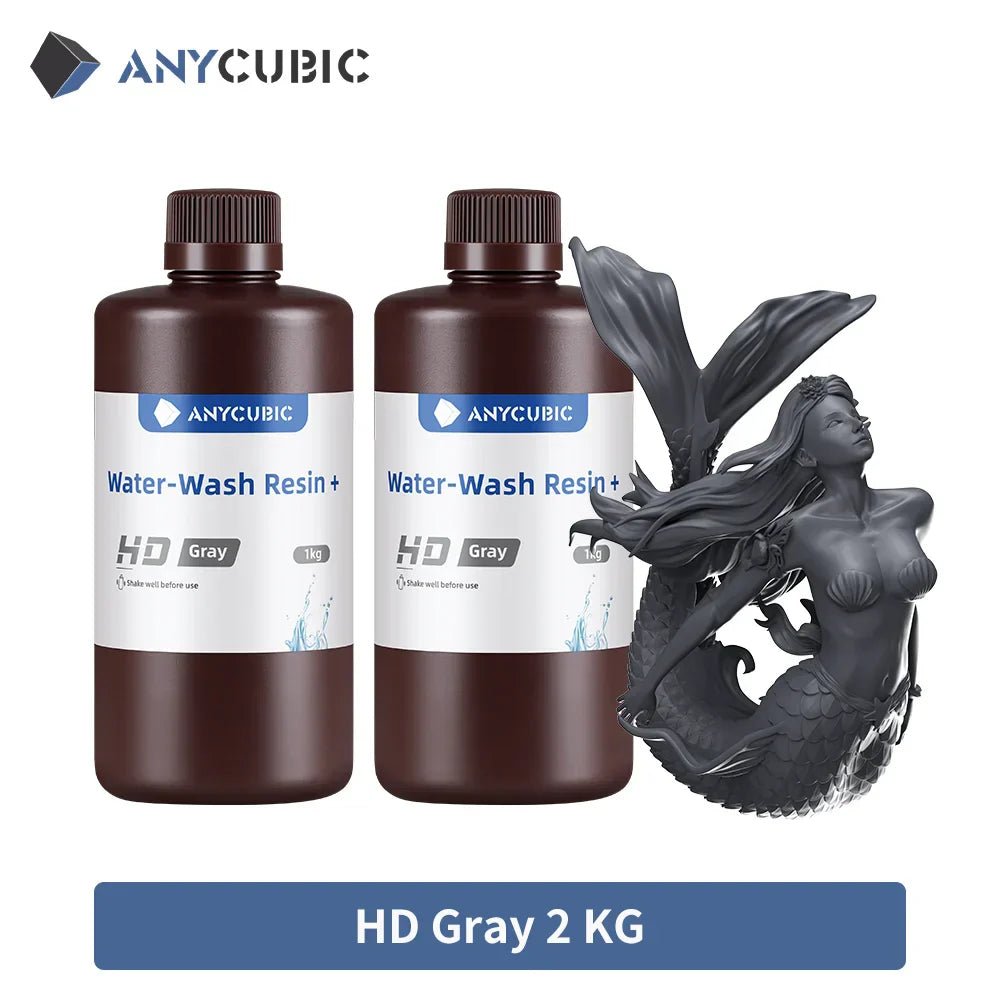 ANYCUBIC 2pcs/lot 405nm Water Washable Resin For LCD