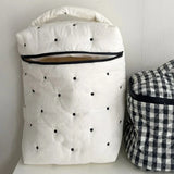 Simple Mommy Diaper Bag Solid Color Cotton Wet