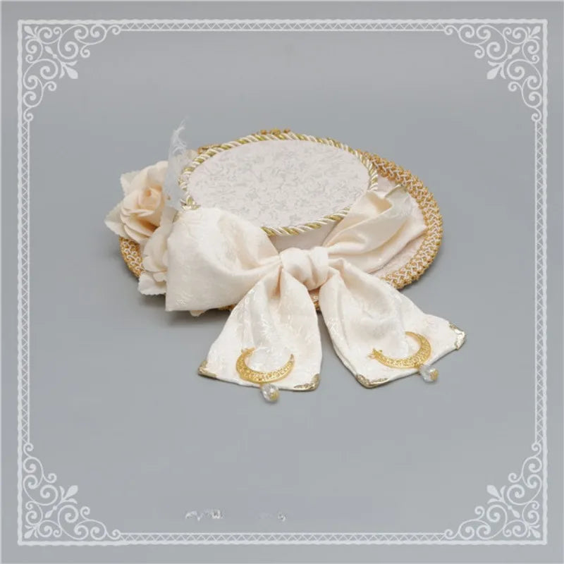 Handmade Customized Lolita Exclusive Original Palace Retro Feather