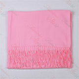 Personalised Embroidered Scarf with Initials or Name Wedding