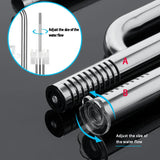 Aquarium 12/16mm stainless steel lily tube, inlet and