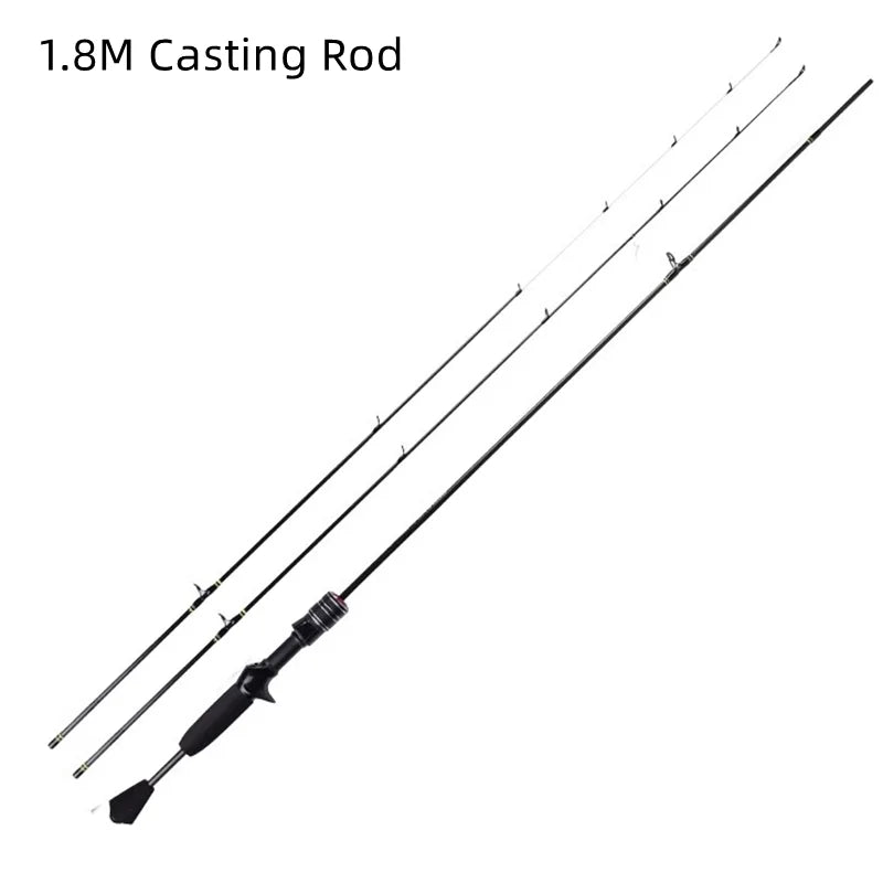 Mavllos Delicacy Solid Tip Bass Spinning Rod, Carbon
