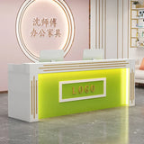 Modern Cash Register Clothing Store Counter Reception Desks