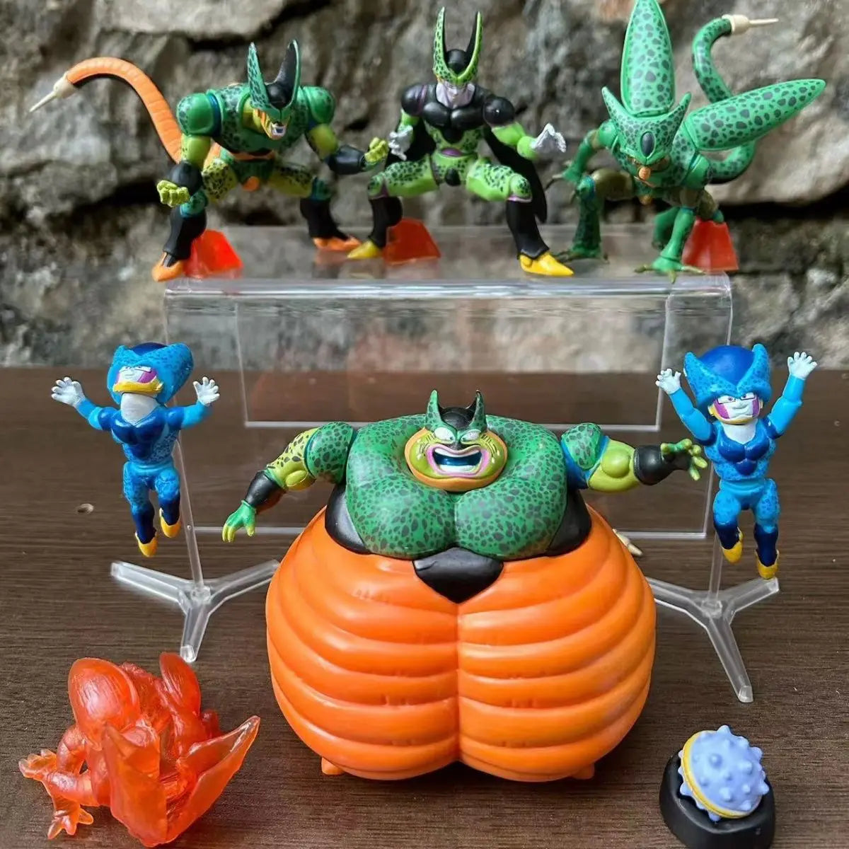 8pcs Japanese Anime Dragon Ball Cell Ultimate Shape