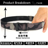 TUSHI Army Tactical Belt Quick Release Military Airsoft