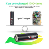 Soshine 1.5V 2600mWh Li-Ion Rechargeable Battery AA Lithium