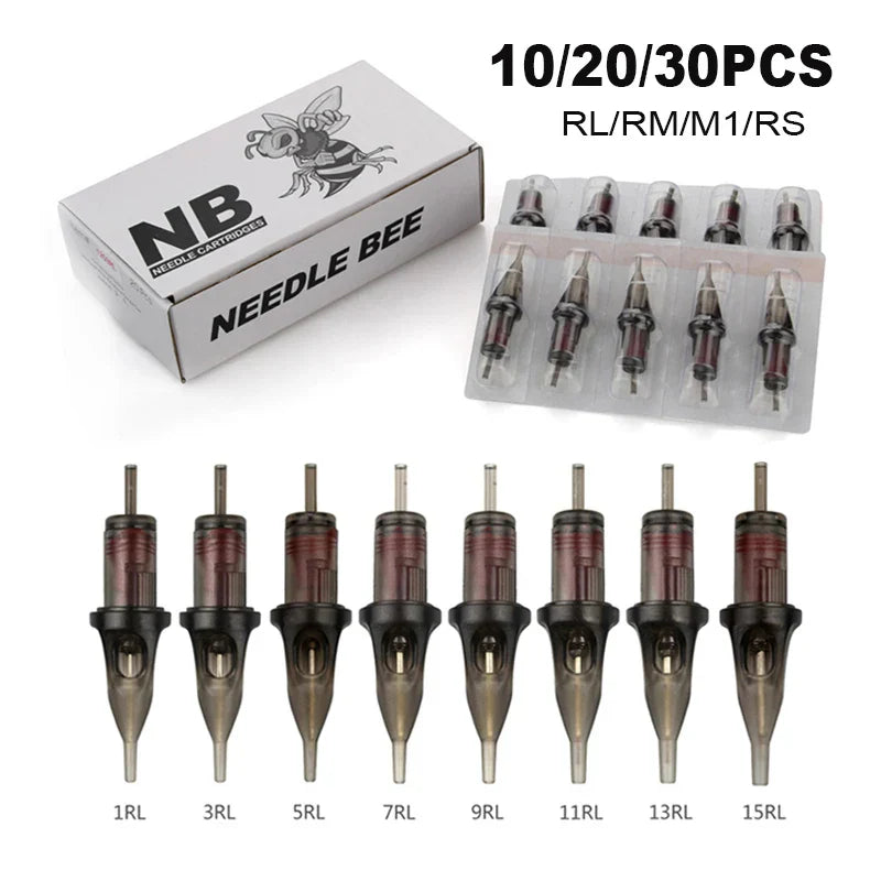 Cartridge Tattoo Needles 10/20/30PCS Mixed Disposable Tattoo Needles